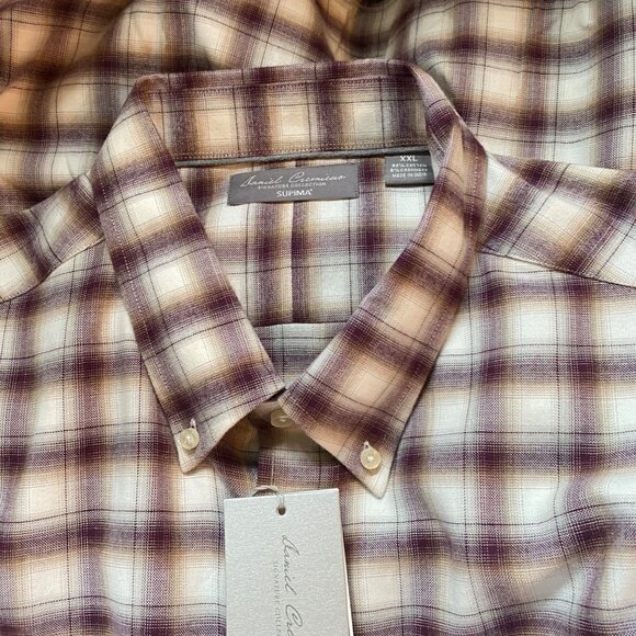 Daniel Cremieux Signature Collection Supima Cashmere Mens Long Sleeve Shirts XXL - Picture 1 of 8